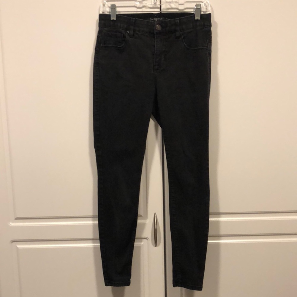 One 5 One black jeans Women's 4 / 27 love my fit skinny jeans EUC